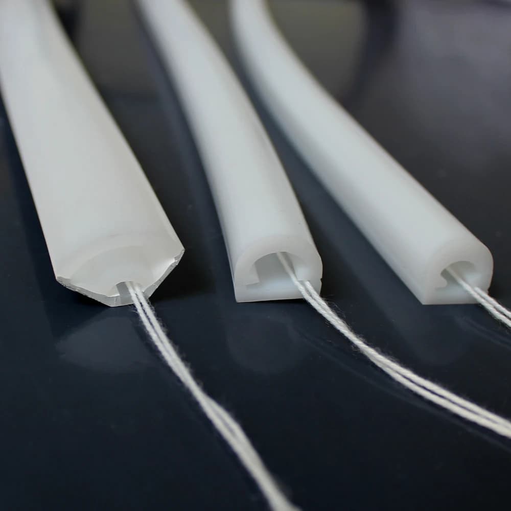 Diffusore LED a V Semicircolare, Tubo Flessibile Impermeabile in Gel di Silice per Strisce LED COB SMD WS2811 WS2812 da 5-10mm