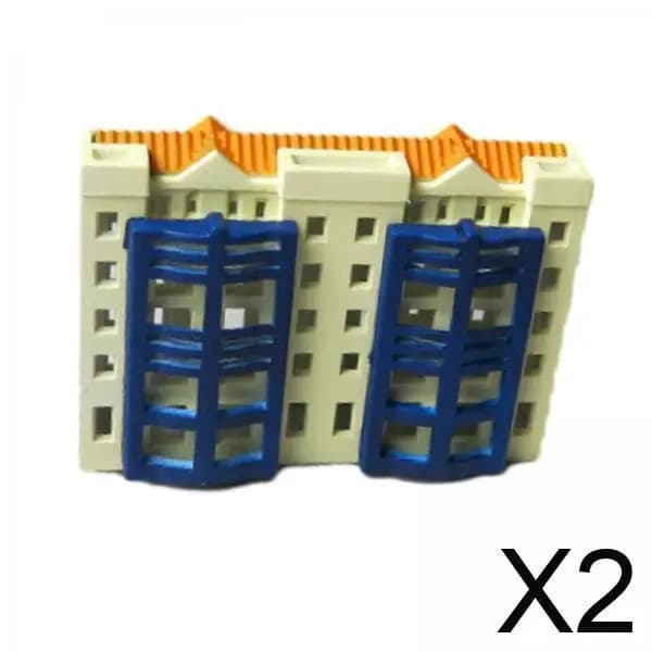 2x modello di treno paesaggio puntelli scala 1/500 per architettura ferroviaria fai da te