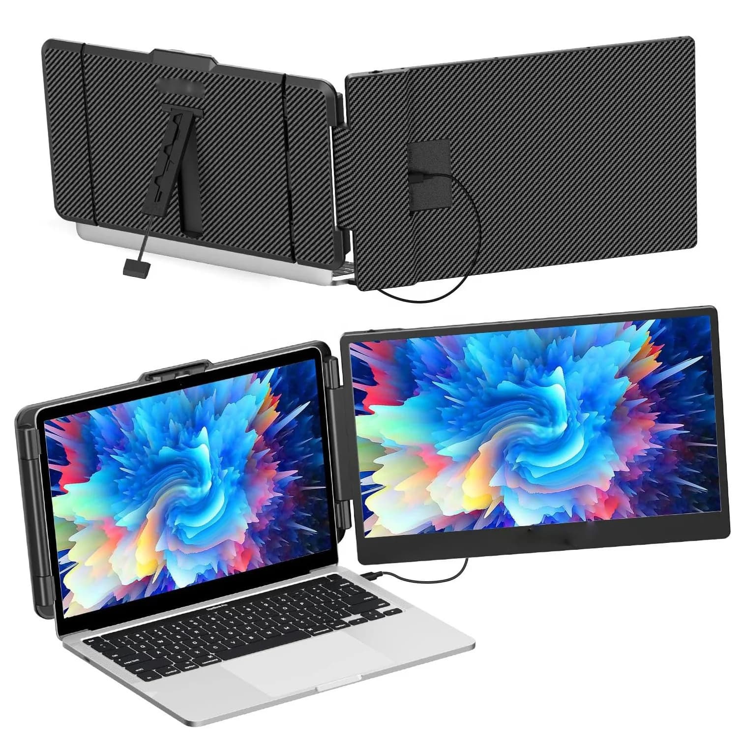 L'approvvigionamento in fabbrica funziona senza connessione driver TYPE-C Travel 1080P FHD IPS Gioco Telefono Prolunga schermo portatile per laptop