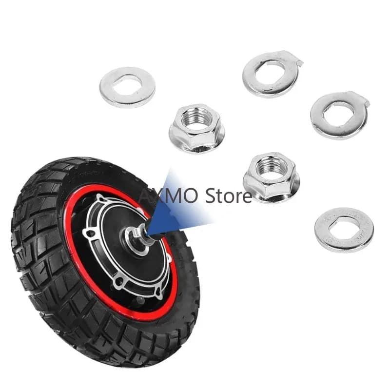 Parti di ricambio per dado di bloccaggio dell'albero della ruota del motore/rondella di bloccaggio per parte delle viti di bloccaggio della ruota del motore dello scooter elettrico KUGOO M4/M4 Pro