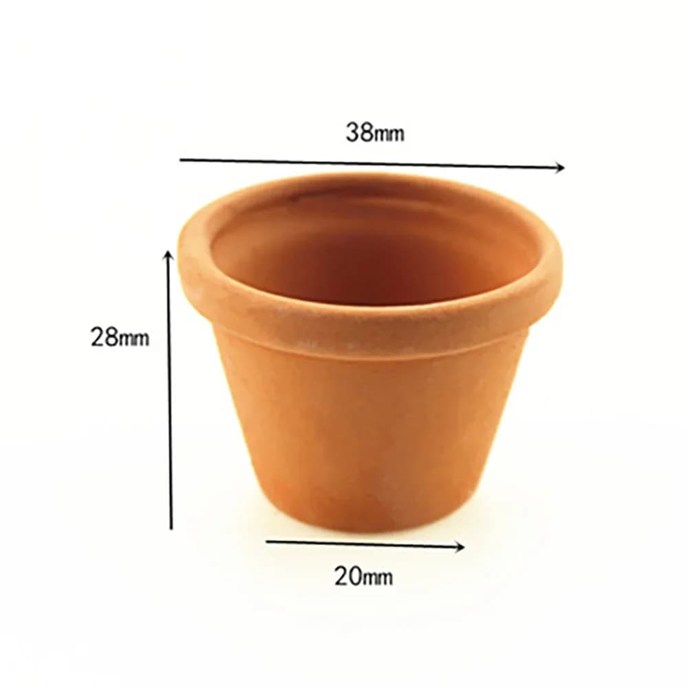 1/12 casa delle bambole in miniatura vaso di fiori in ceramica simulazione mobili vaso modello giocattoli per Mini decorazione accessori per case delle bambole