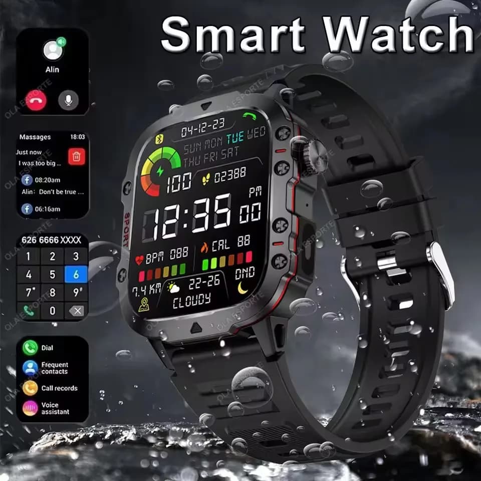 2025 Nuovo Smartwatch Per Le Donne GPS Astuto Della Vigilanza Degli Uomini 1.71 Pollici Display HD GPS e Fare/Ricevare Chiamate Del Telefono 400mAh Batteria Bracciali