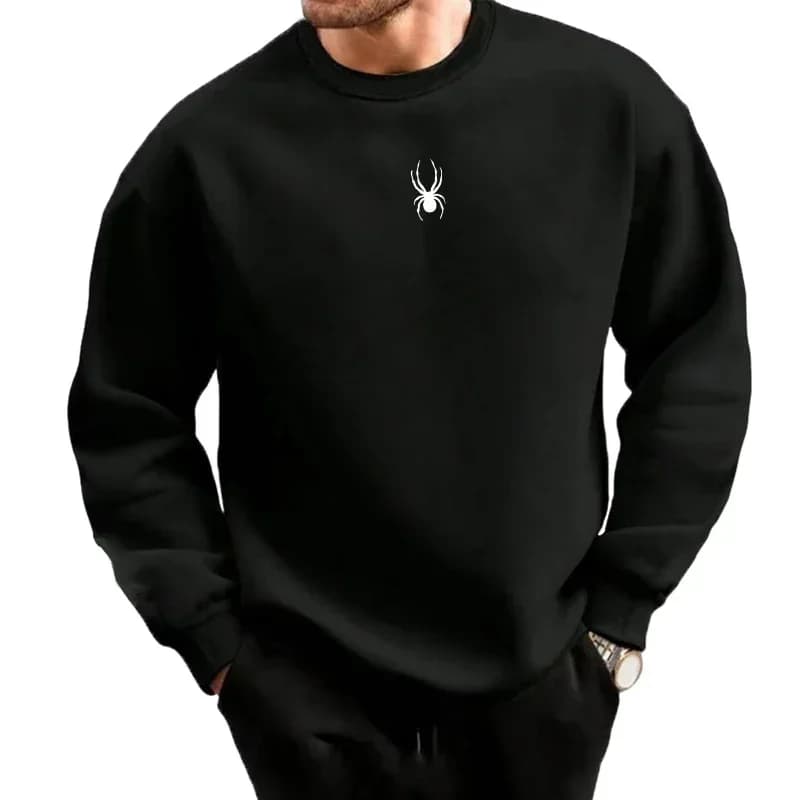 2026 New men's round-neck long-sleeve sportswear high-quality outdoor casual men's clothing fashionable spring and autumn sets
