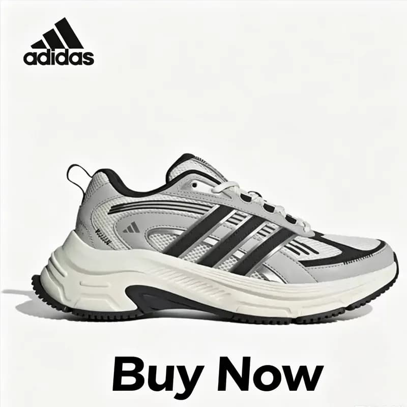 Adidas JQ0255 Men Women Chunky Sneakers Mesh Synthetic Upper Soft Lining Durable Rubber Sole Daily Street Sport Running Trainers