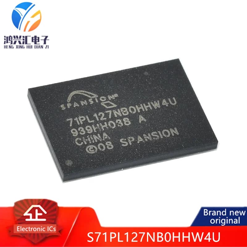 100% originale S71PL127NB0HHW4U 71PL127NB0HHW4U MCP 8Mx16 Flash + 2Mx16 PSRAM 3V Vassoio FBGA a 64 pin