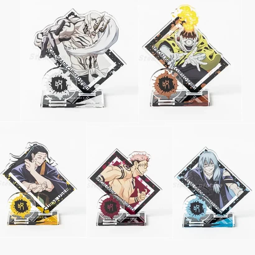 Game Geto Suguru Acrylic Stand Doll Anime Ryomen Sukuna Mahito Figure Model Plate Cosplay Toy for Gift