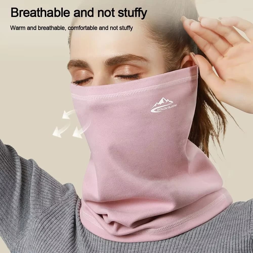 Velvet Heat Exchanger for Running, Skiing, Snowboarding, Men's and Women's Scarf, Winter Sports, Hiking, Cycling, Bandana