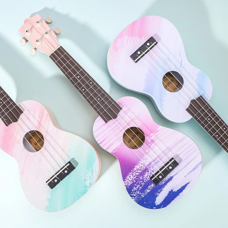 21 inch ukulele playable instrument small guitar gift