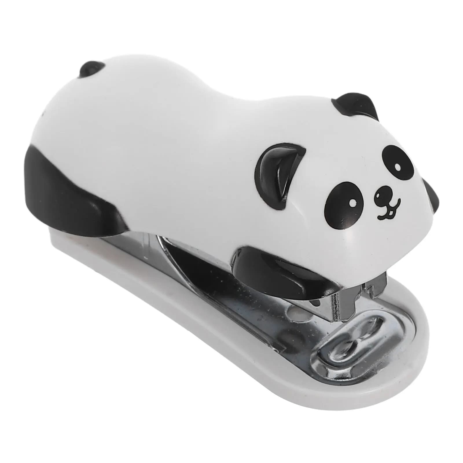 Mini Cucitrice da Tavolo a Forma di Panda, Stile Cartone Animato, Compatta e Portatile per Casa, Ufficio e Scuola, per Rilegatura di Documenti