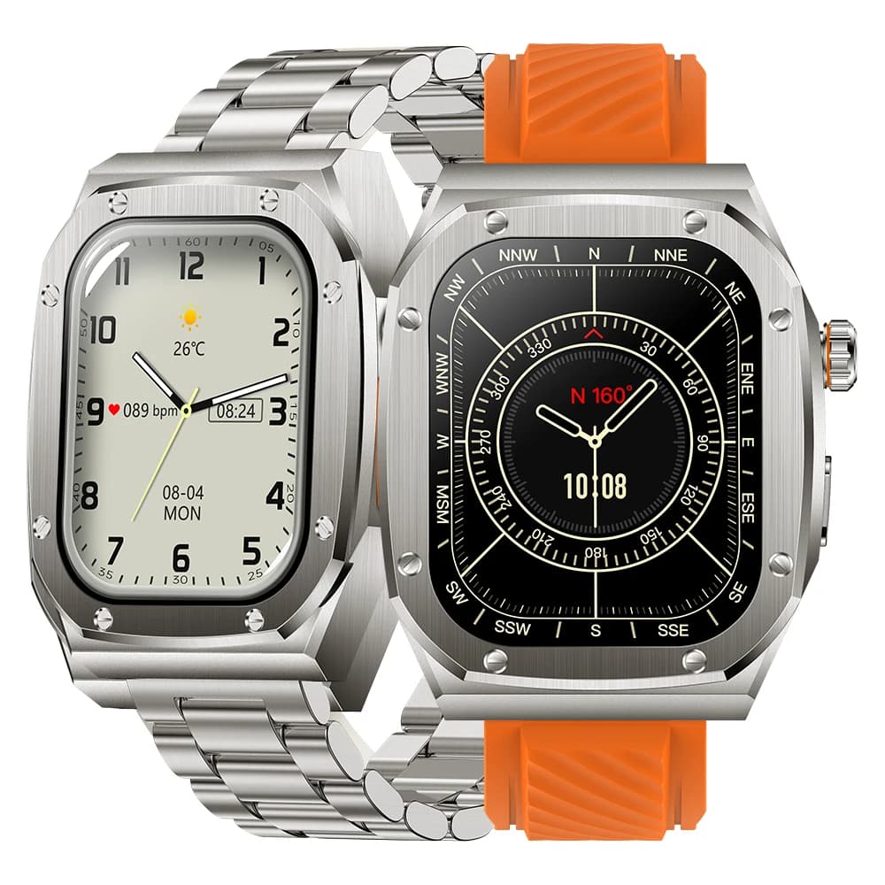 Z79 Max Smart Watch Men's NFC Function Compass Custom Dial Calls Bluetooth Track GPS Monitor Healthy Smartwatch Outdoor Sports
