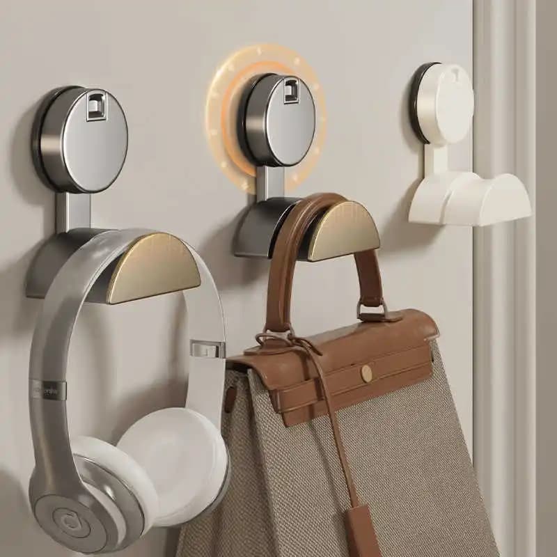 Hook for hanging the suction cup holder, bag holders, vacuum suction sticker, entrance door, clothes holders, without drilling, bathroom
