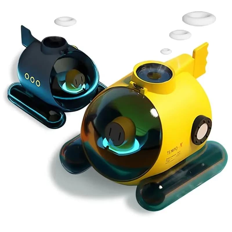 Music Diffuser Smoke Ring Humidifier Color Atmosphere Light Emitting Diode Light 250ml Capacity Home Desk Fog