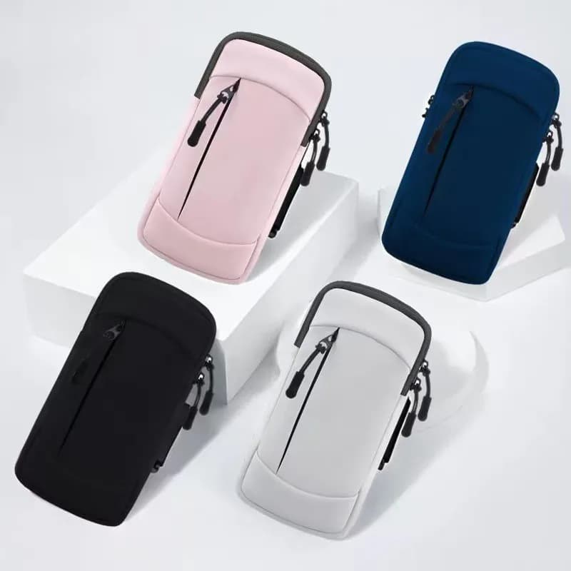 Borsa da braccio da corsa Custodia per telefono Fascia da braccio sportiva universale Custodia per telefono Fascia da polso impermeabile mobile
