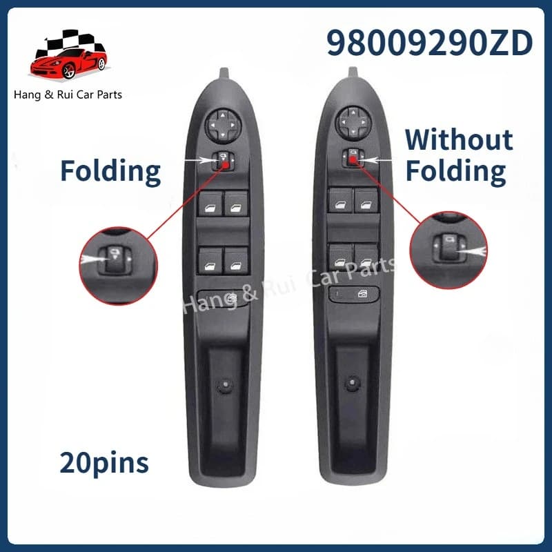 98009290ZD 98009685ZD Per Citroen C4L C4 2013-2016 Interruttore di Controllo Alzacristalli Elettrici e Specchietti Retrovisori