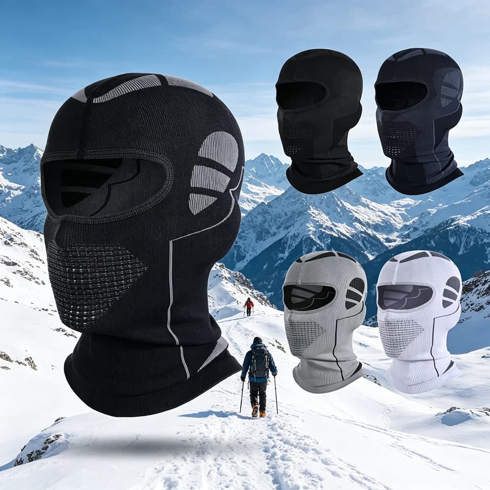 Unisex Thermal Scarf, Winter Ski Hat, Balaclava, Full Mask, Ski Cover, Cycling, Hunting, Collo and Head Protection, Undergrowth