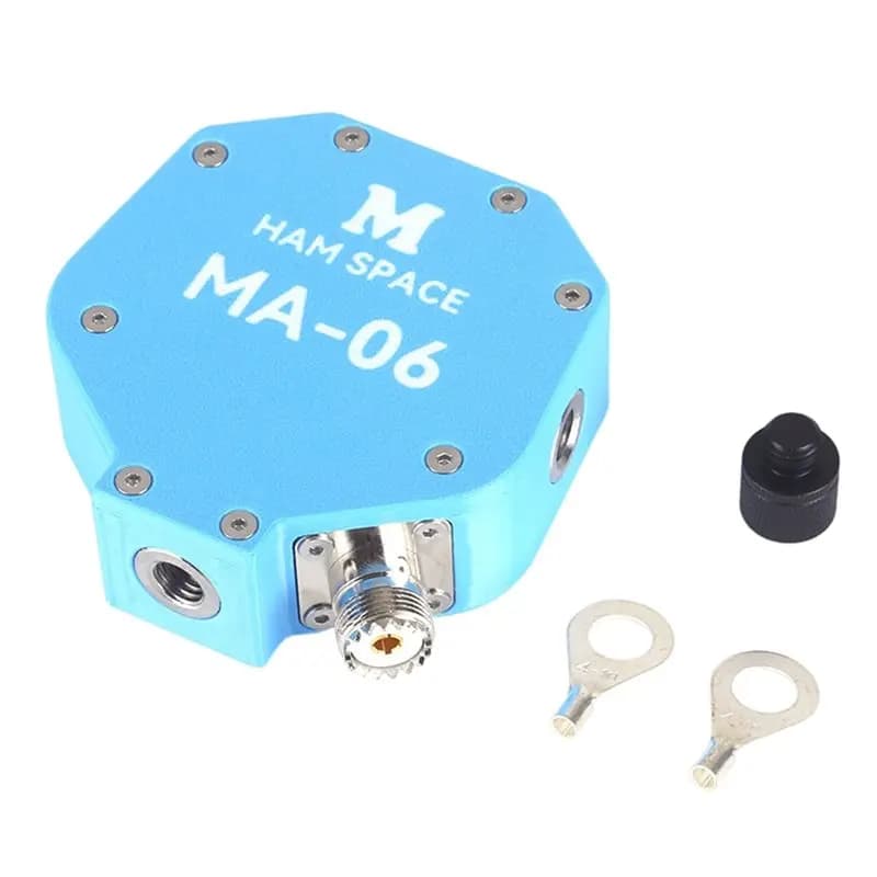 ABJF-MA-06 SW Antenna Base Horizontal Shortwave Telescopic 100W SSB Positive V+ Built-In 1:1 Balun