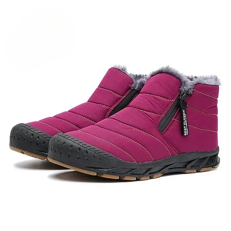 Men's Snow Boots Warm Fur Winter Shoes Men's Long Boots in Plush Sneakers casual outdoor unisex Durable slip boots Zapatos