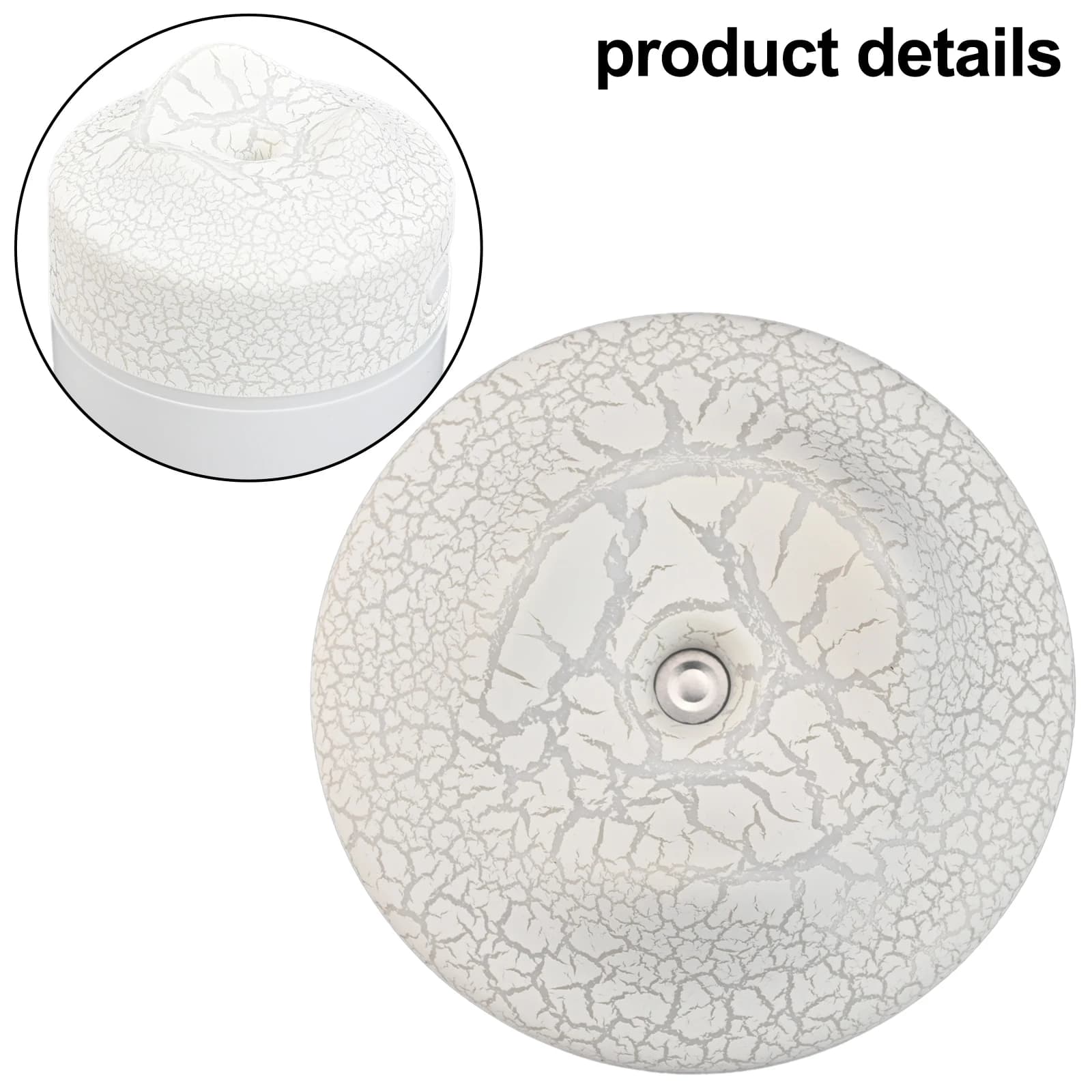 Umidificatore per Auto da 300ml, 130*78*78mm, Facile da Pulire, con Funzione di Cambio Colore