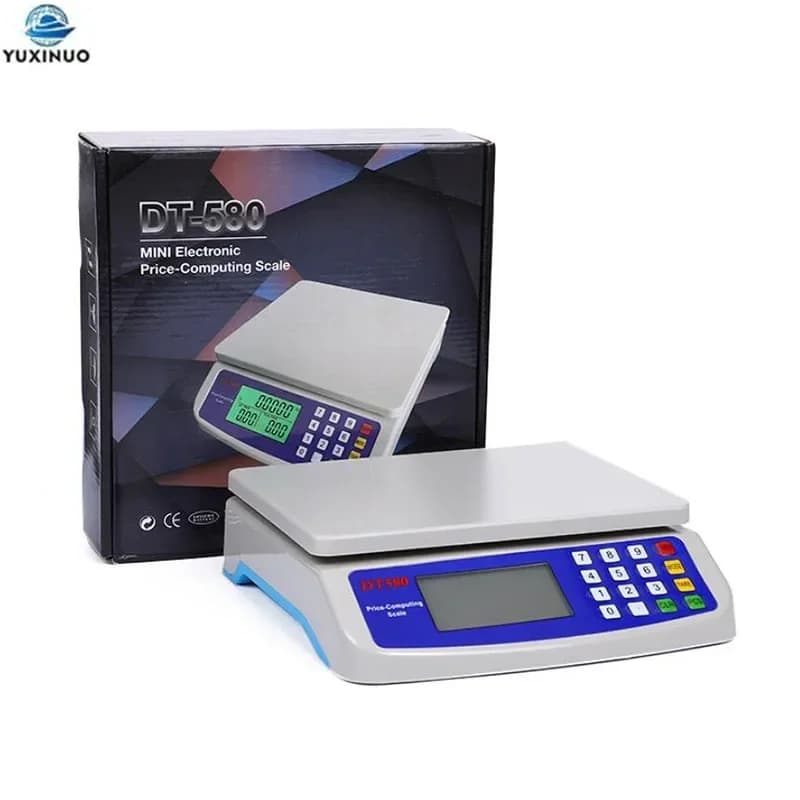 DT580 30kg/1g pacchetto digitale bilancia da pavimento postale bilancia elettronica da cucina bilancia da cucina bilancia a piattaforma per bagagli di precisione