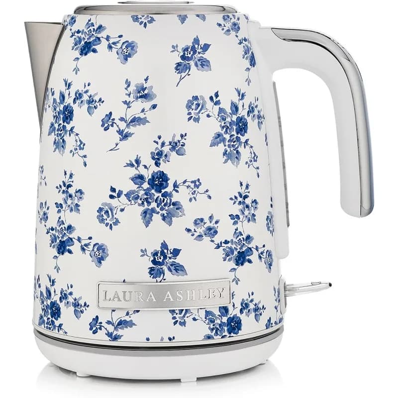 Stainless Steel Electric kettle Laura Ashley 1.7 Liters - 1500W - Automatic shutdown - Overheating and Drying Protection