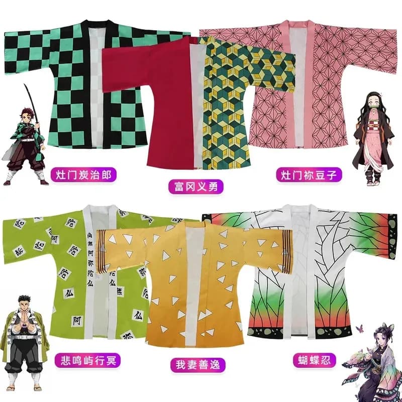 Anime Piuma Weaver Ghost Slayer Lama Mantello cosplay Ghost Slayer Lama Vestiti Accappatoio Ghost Slayer Lama Piuma Weaver