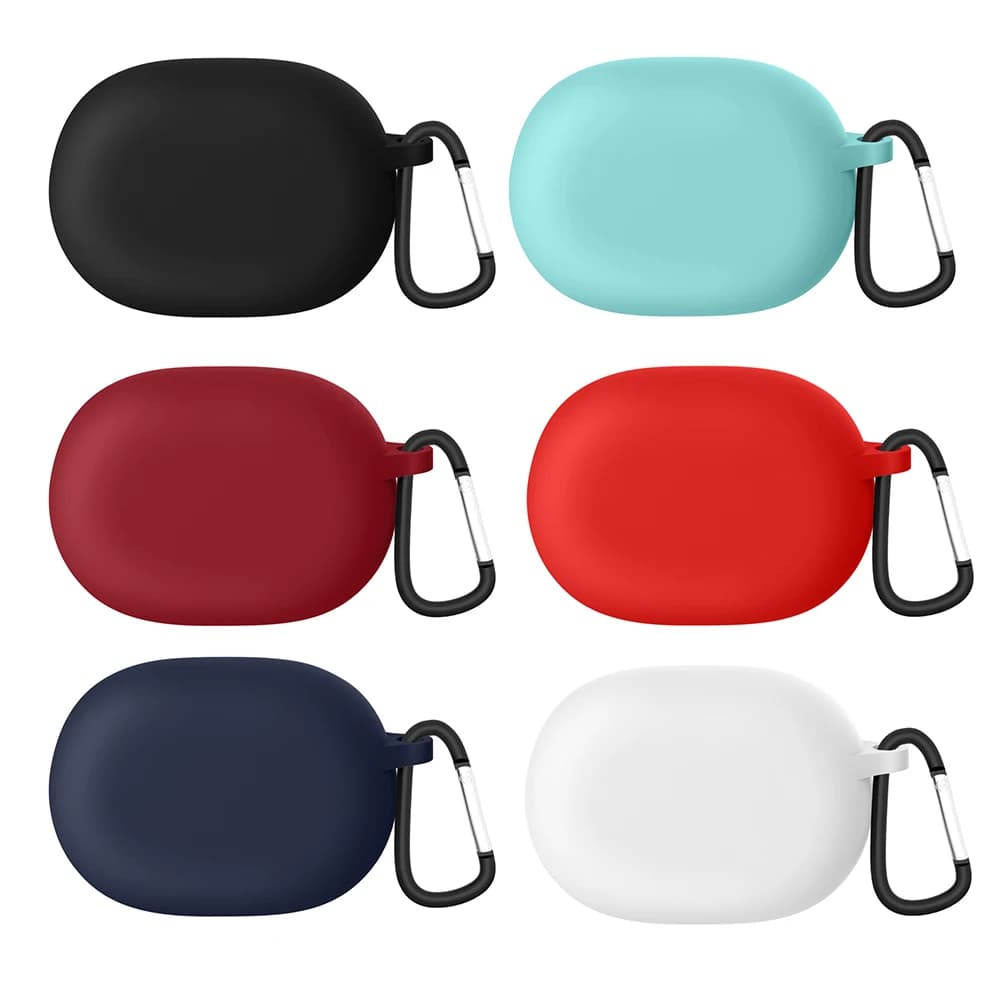 Shockproof case for earphones with hook, silicone protective shell, Bluetooth compatible wireless headphones for Beats Studio Buds
