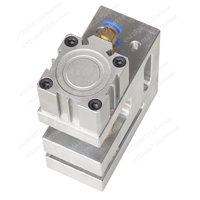 Macchina punzonatrice pneumatica per sacchetti di plastica, punzonatrice universale per film con foro a farfalla 32x6x9MM