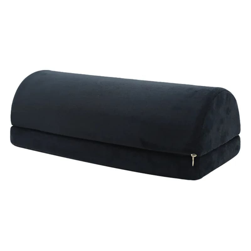 Cuscino a mezzaluna da 1 pezzo per gambe, ginocchia, zona lombare e testa, cuscino elastico antiscivolo in memory foam, per ufficio, casa, viaggi