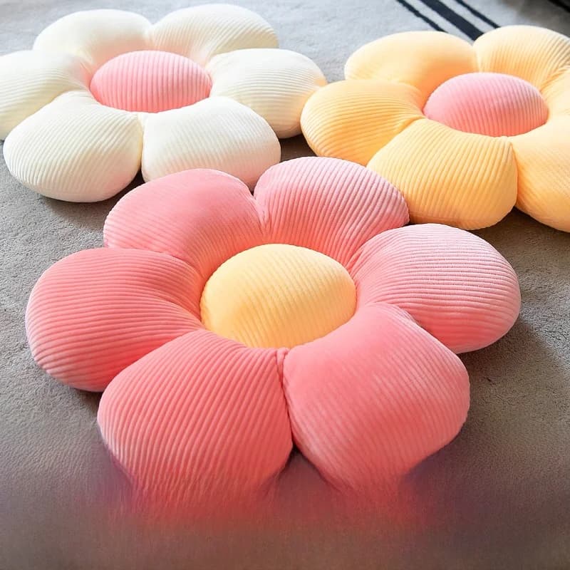 Daisy Sunflower Tatami Flower Pillow Office Chair Pad Nordic Style Ins Tatami Mat Home Decorative Cushion Small Daisy Pad