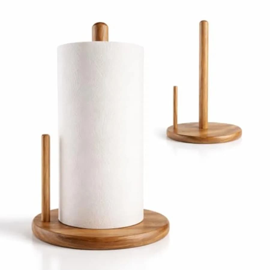 Portarotolo Jumbo da 8,27 pollici di diametro con base antiscivolo da appoggio per cucina, sala da pranzo, bar e caffetteria, spesso e resistente