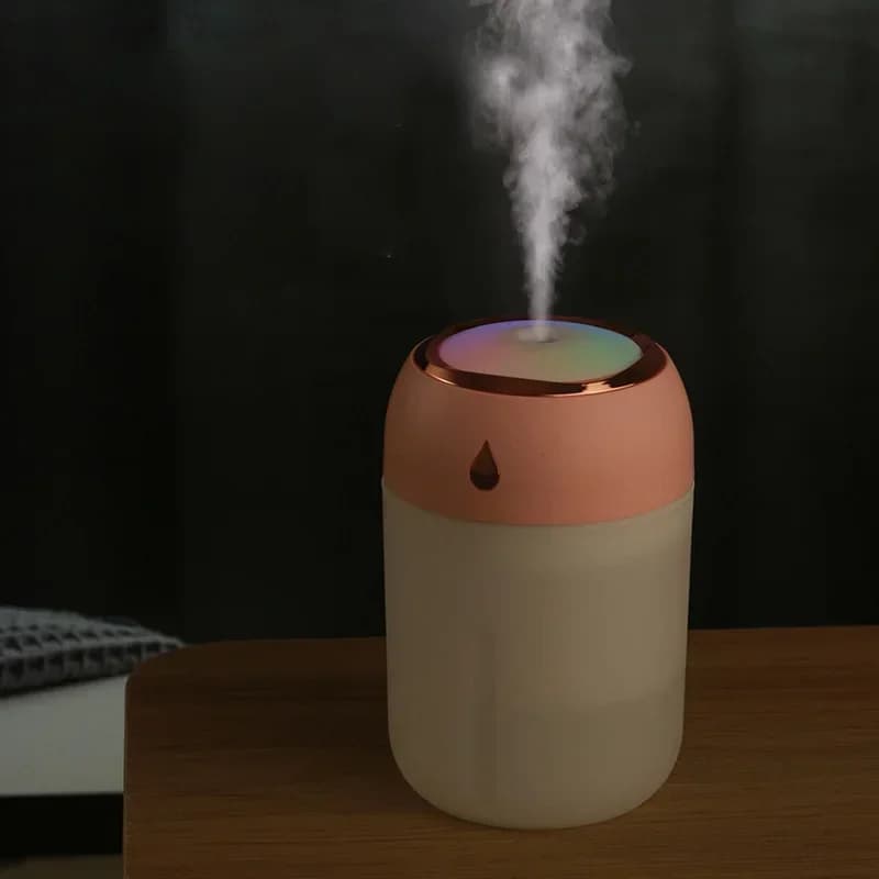 220/330ML Mini Umidificatore USB Elettrico Diffusore di Aroma Olio Essenziale Purificatore Aromaterapia Mist Maker Luci Per Auto Casa