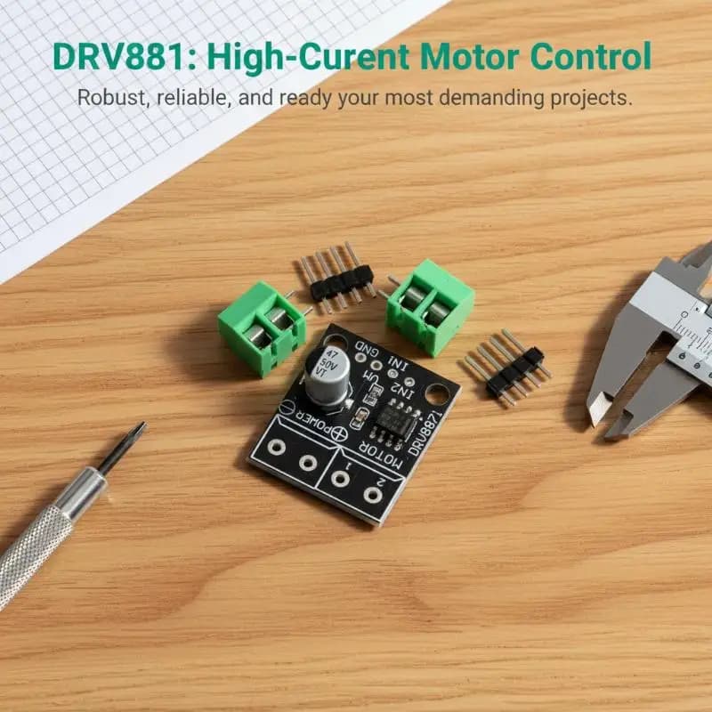 NEW DRV8871 Motor Driver Module Compatible with Raspberry Pi H-Bridge PWM DC Motor Controller 6.5V-45V 3.6A Max Breakout