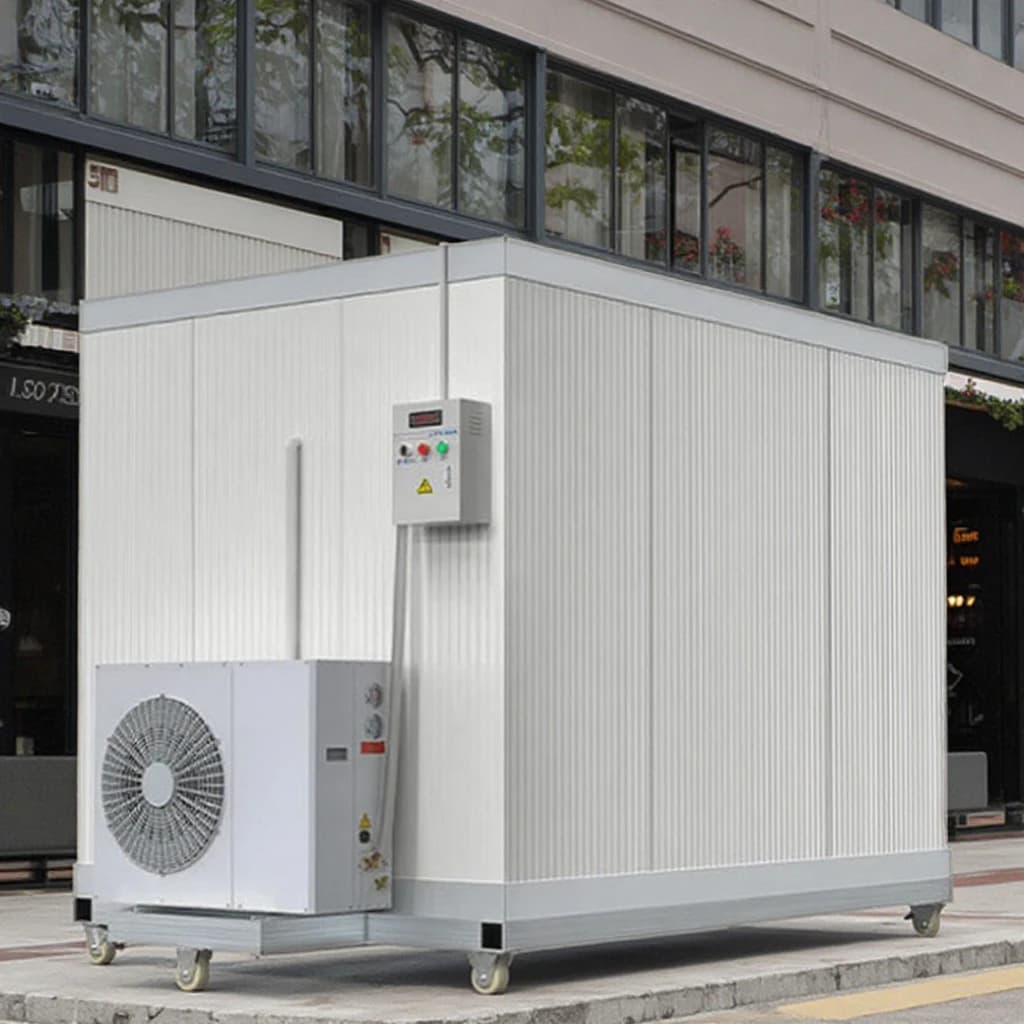 Cella Frigorifera Industriale e Container Refrigerato Mobile con Pannelli in PU per la Conservazione degli Alimenti