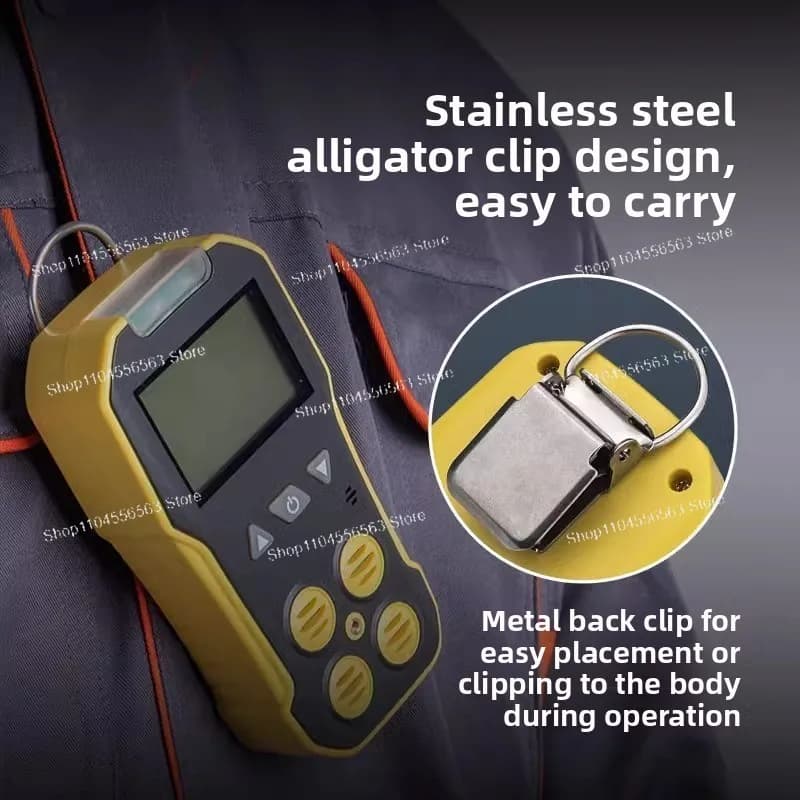 BH-4/K600 Four-in-One Pump-Suction Gas Detector - Detects Combustible Gas, Carbon Monoxide, Oxygen & Hydrogen Sulfide