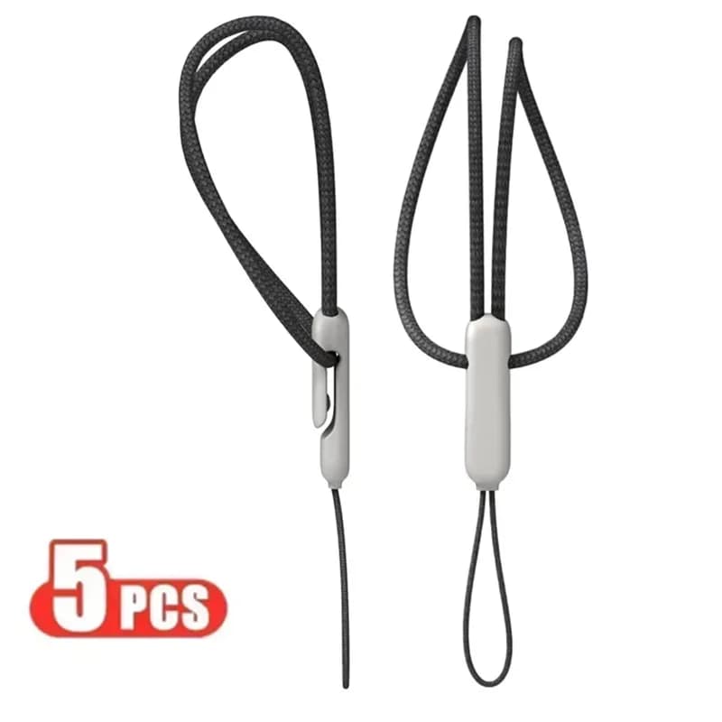 5PCS Anti-perso Corda Cordino Auricolare Del Telefono Mobile Del Braccialetto Della Cinghia per Airpods IPhone Portachiavi Mano Polso Cavo di Fascino Accessori