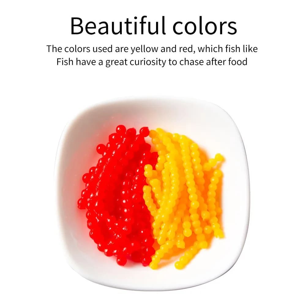 150/300 grains 4mm 5mm Fishing Jelly Bait Carp Fishing Bubble Ball Fish Egg Richiamo Fishing equipment with box Artificial meat