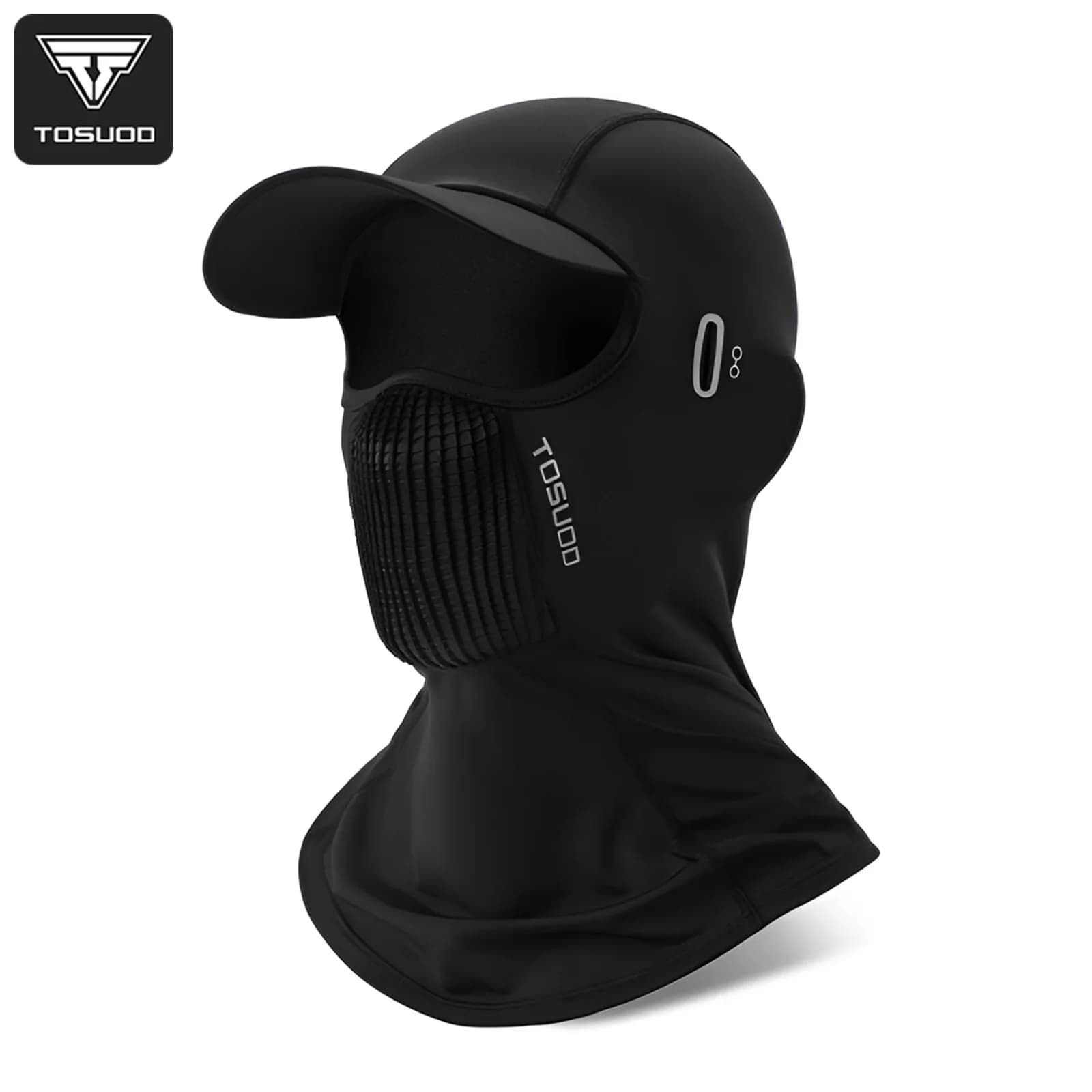 TOSUOD Protezione UV estiva Maschera integrale in seta di ghiaccio Traspirante con foro per occhiali Cappello da ciclismo caldo invernale per moto ad asciugatura rapida