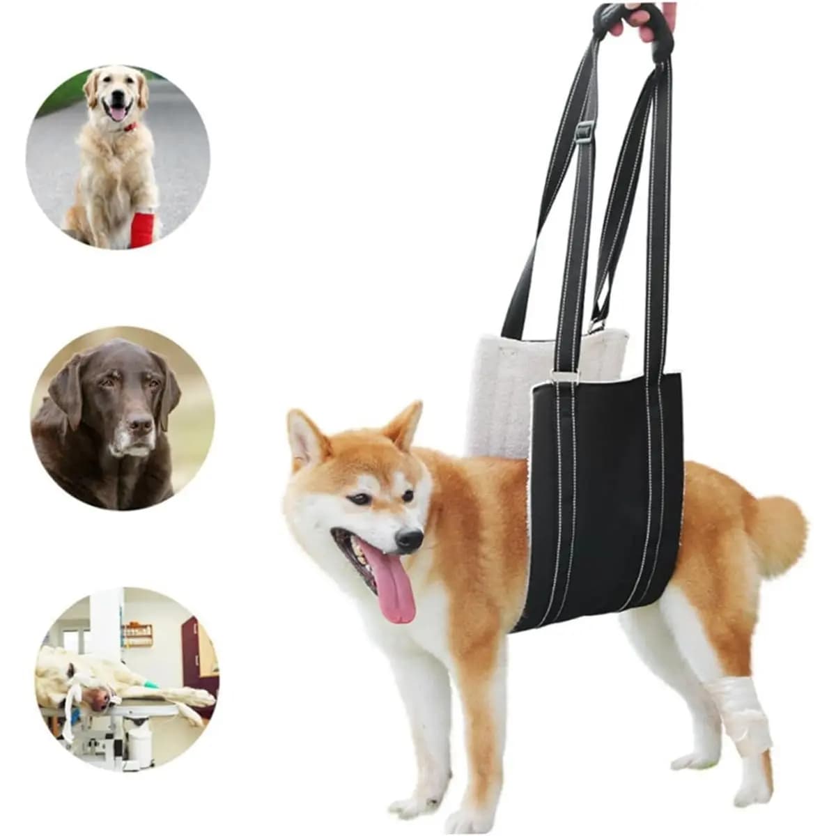 FUA@ Innovative Dog Sling Dog Hip Support Sling Portable Harness Puppy Carrier for for Degenerative Myelopathy