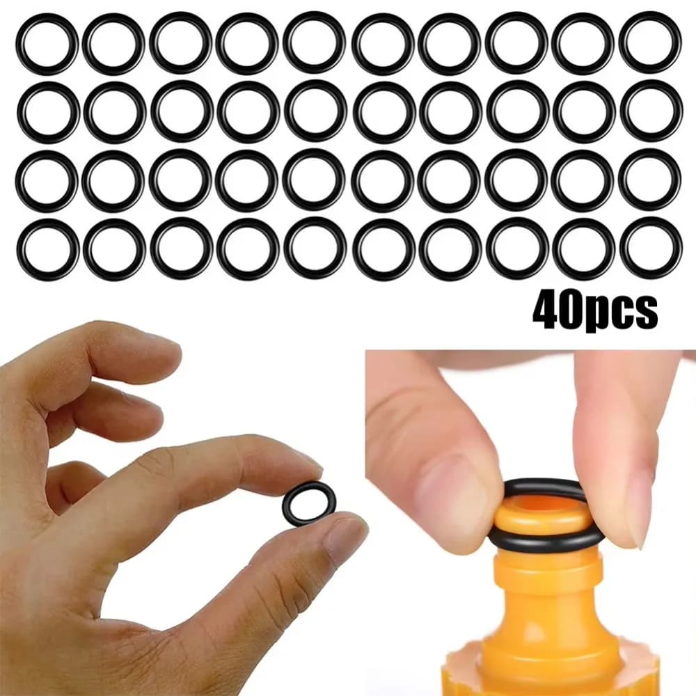 40 Pz/set Set O-Ring Ad Alta Pressione Sgancio Rapido Rondella di Gomma Cleaner O-Ring 1/4 M22 3/8 Anelli di Tenuta Durevole