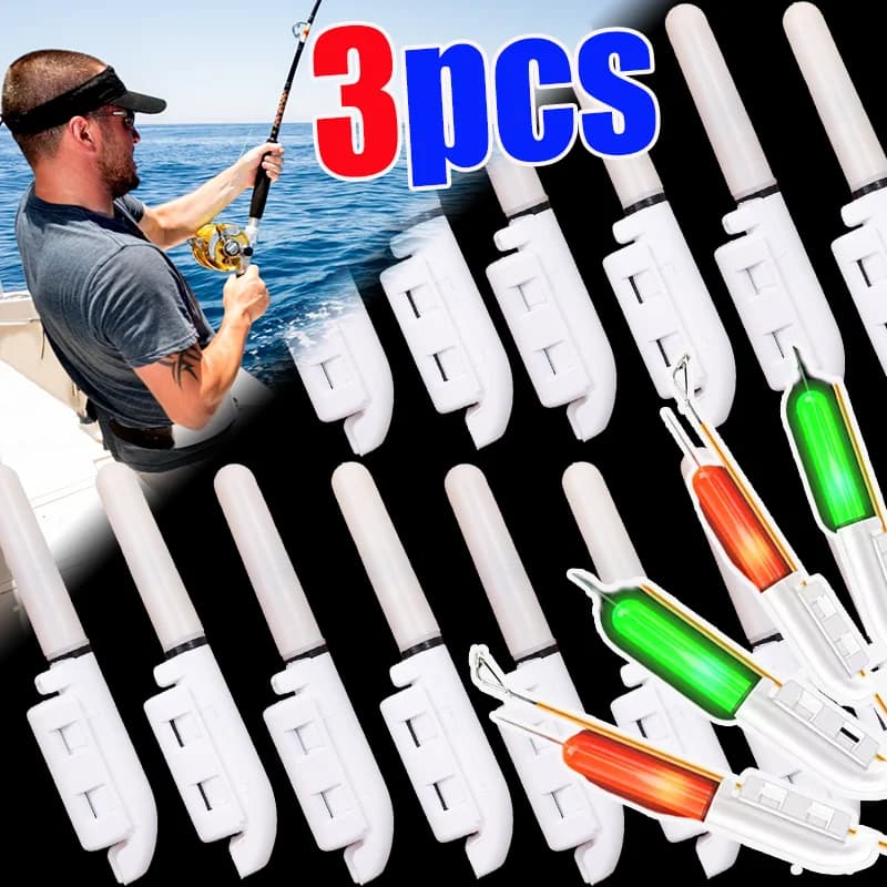 Canna elettronica da pesca Bastone luminoso impermeabile Luce LED Galleggiante rimovibile Pesca Accessori per la pesca in mare Installazione semplice