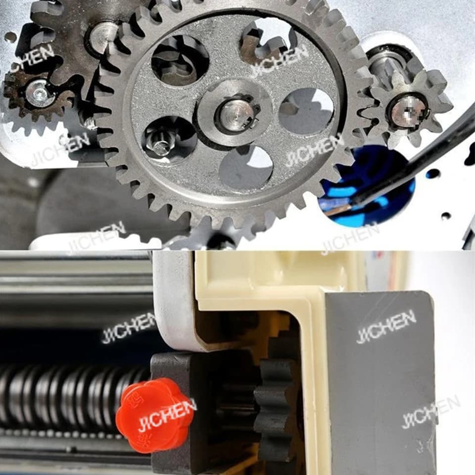 DHH200A Rullo per impasto elettrico Sfogliatrice per pasta in acciaio inossidabile Macchina per gnocchi di pasta Lama variabile