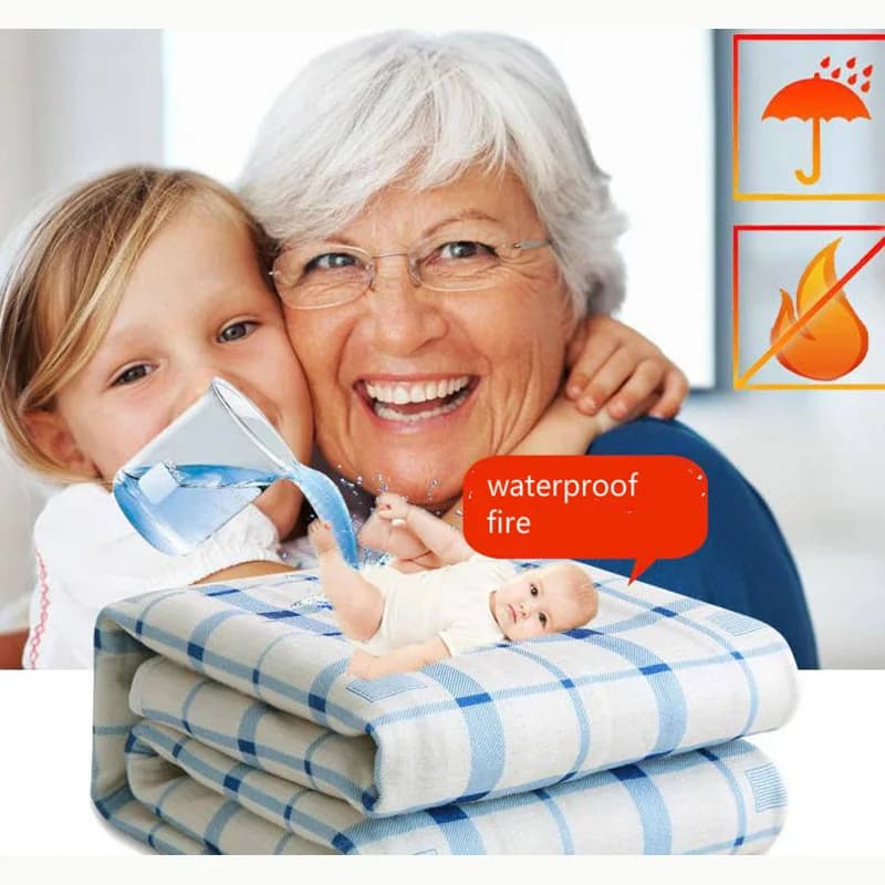 220V Electric Blanket Thicker Heater Double Body Warmer Heated Blanket Thermostat Electric Heating Blanket Electric Heating