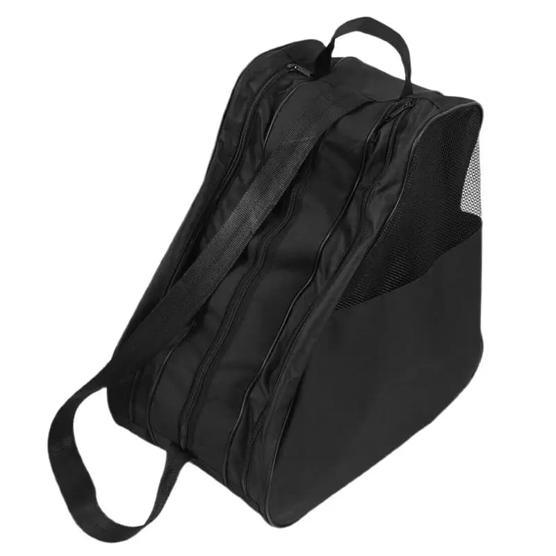 Borsa per pattini da ghiaccio AEB0, borsa per pattini a rotelle con tracolla regolabile per ragazze, ragazzi e la maggior parte degli adulti, borsa per pattini da esterno