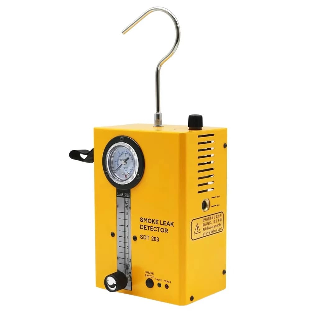 Rilevatore di perdite di fumo automobilistico portatile Rilevamento EVAP per tester di fumo di perdite di motori e tubi con 3 anni di garanzia