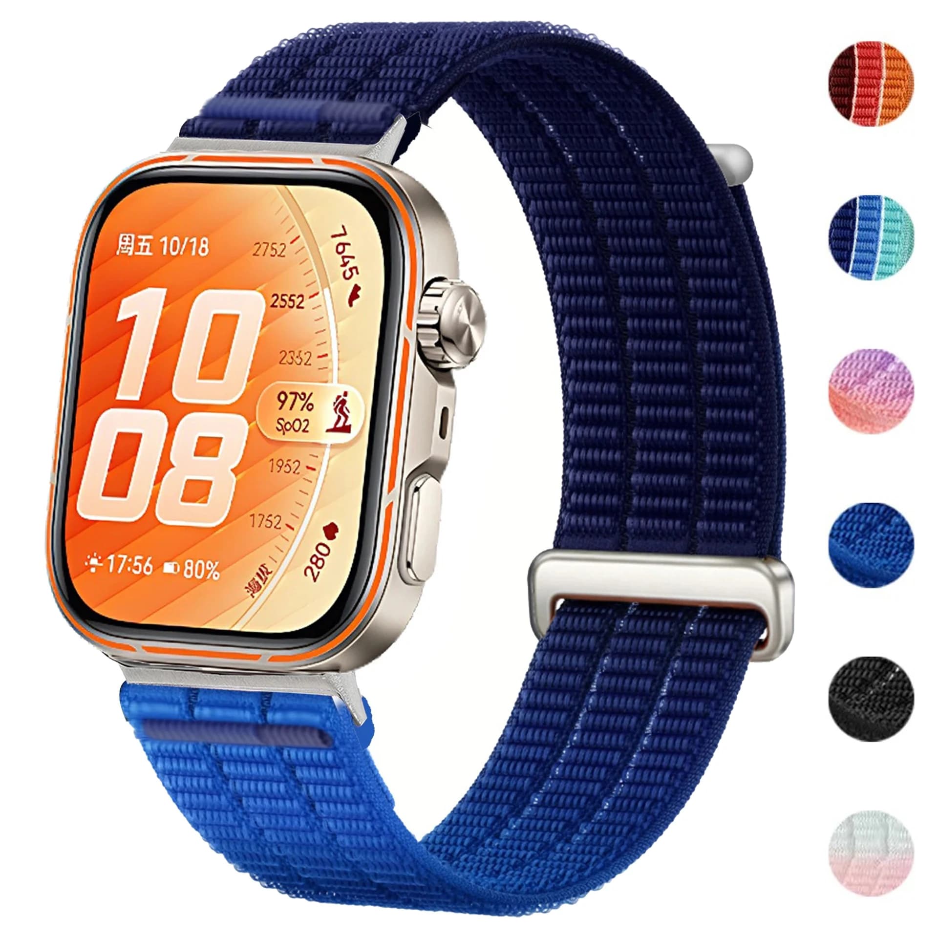 Nylon Loop Strap For HUAWEI Watch fit 5 Pro fit 4 Pro Replacement Sport Breathable Wristband for HUAWEI Watch fit 5 4 3 Bracelet