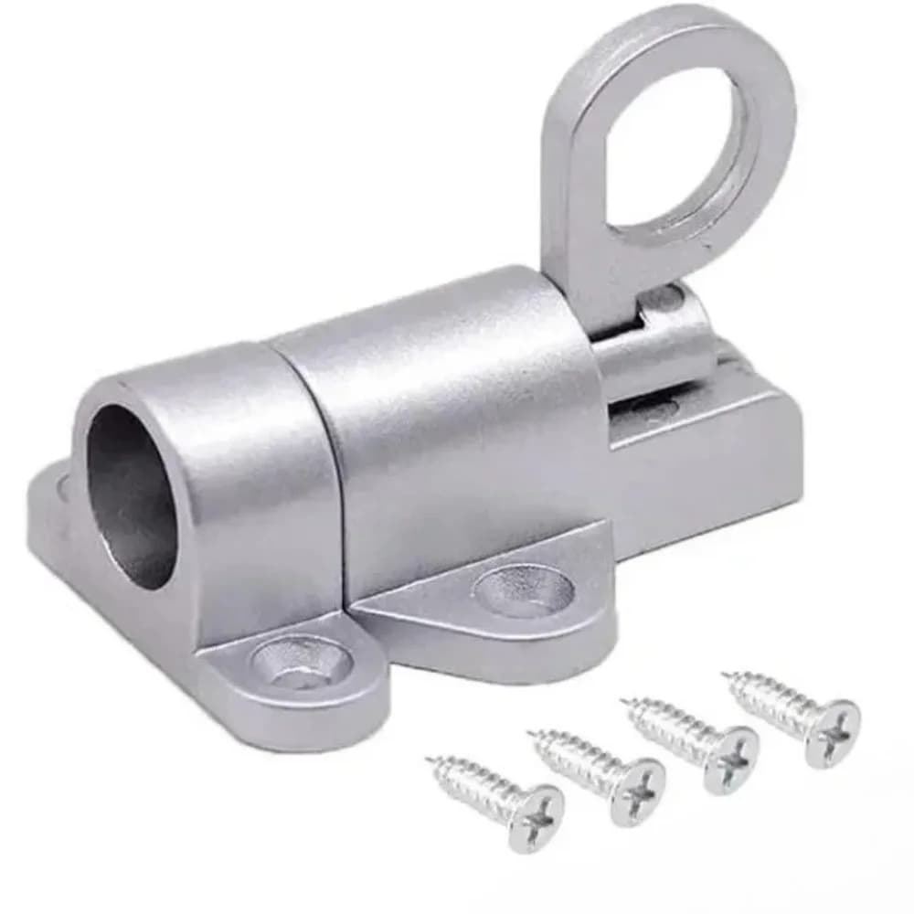 Serratura per porta a molla 1/2 pezzo - Meccanismo di rimbalzo durevole con anello di sicurezza - Effortle - Sicurezza automatica e con chiusura automatica