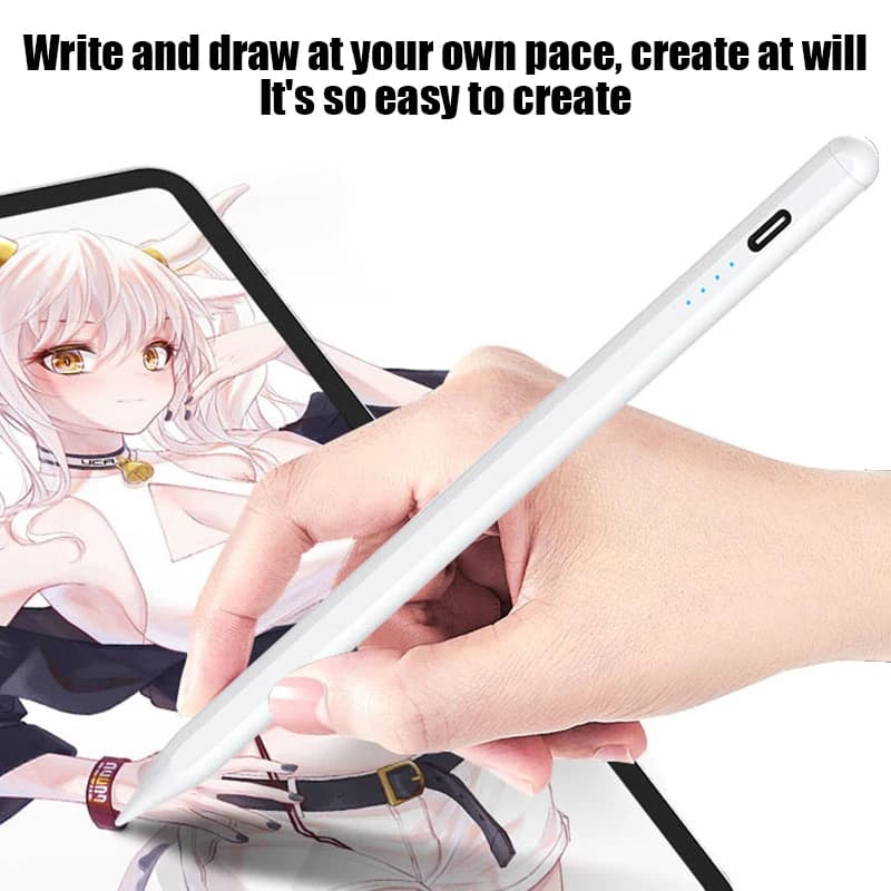 Penna Stilo Universale per iPad iPhone Samsung Tablet, Touch Capacitivo Attivo per Dispositivi Huawei Xiaomi Android iOS