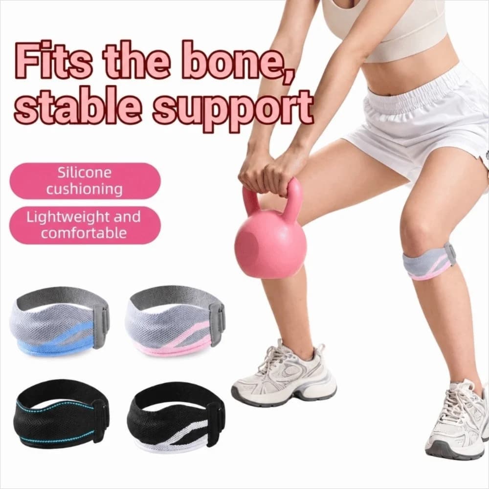 Elastic Patella Belt Knee Straps Protection Knee Breathable Patella Band Thickened Comfortable Sports Knee Pad Tennis Ball