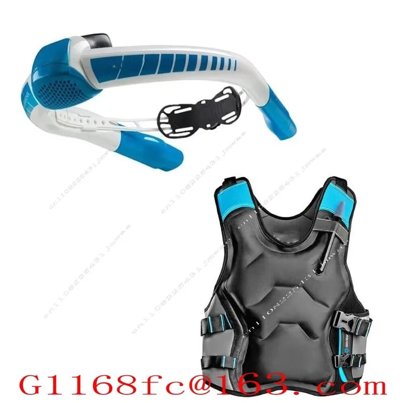 High Quality Breathing Tube Diving and Snorkeling Vest with Silicone Nozzle Two-way