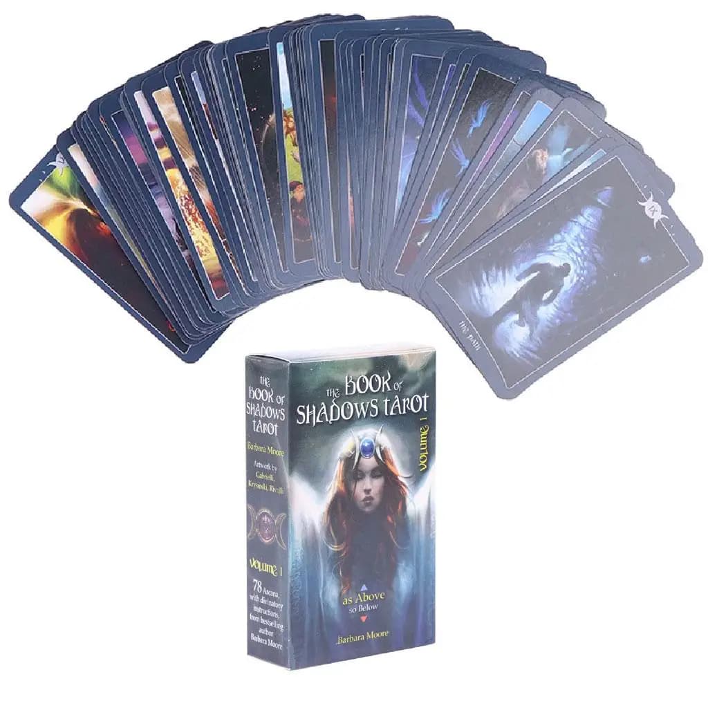 10.3*6 cm Il Libro delle Ombre Tarocchi Carta Oracle Card Party Profezia Divinazione Gioco da tavolo